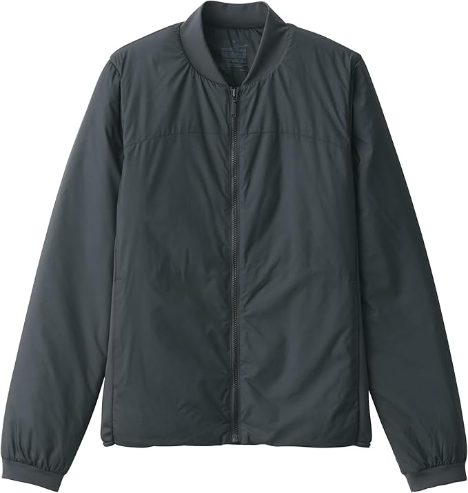 無印良品 婦人 洗える中わたアクティブブルゾン レディース BI02EA4A 黒 婦人M