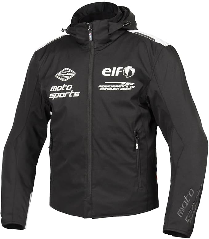 [エルフ] バイク ジャケット エステンドジャケト ホワイト Mサイズ EJ-A111