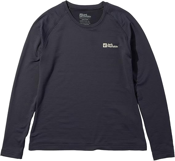 [ジャックウルフスキン] 長袖 クルーネックシャツ (TEXADRI:吸湿速乾性) [ A60319A / ASIA INFINITE WARM LS W ] インナー レディース M