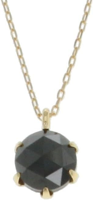 [ディーコレクション] 18金イエローゴールド ブラックダイヤ ネックレス 0.5ct 鑑別カード・専用BOX付き DNO5324YG